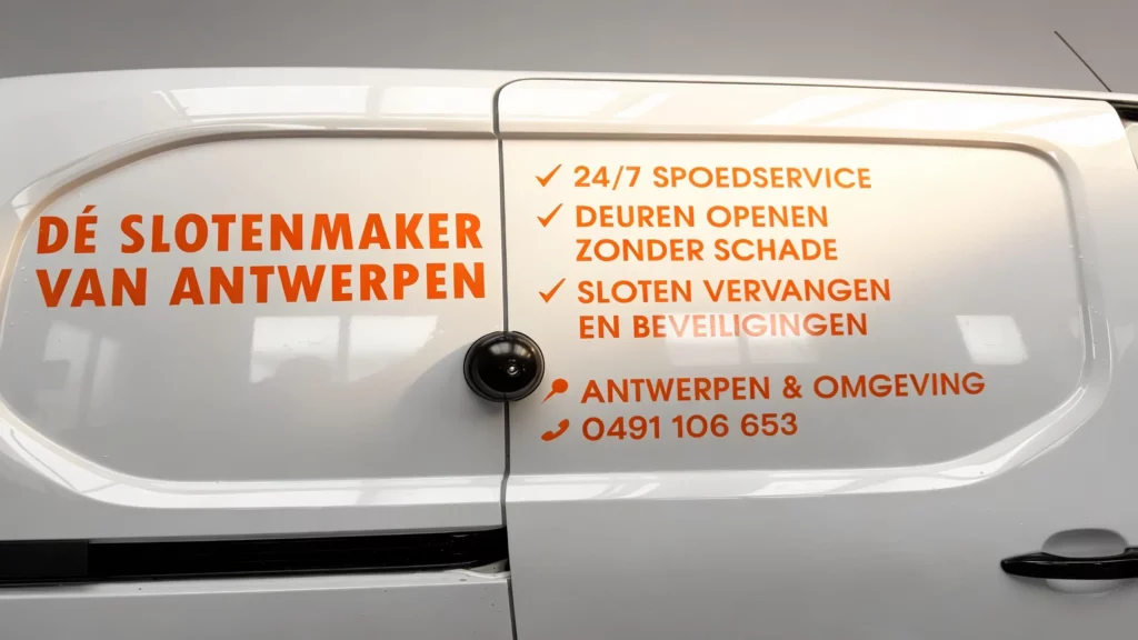 Inbraakwerende sloten voor bestelwagens - Slotenmaker Alex Antwerpen